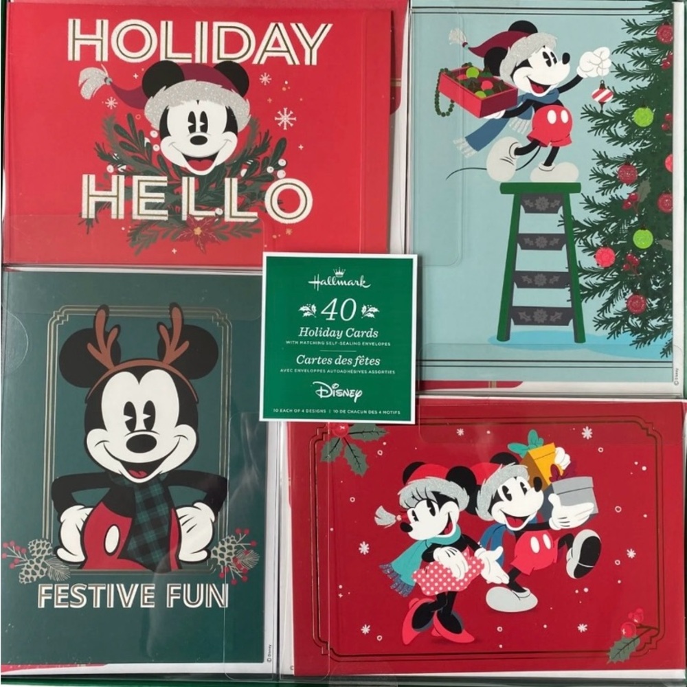 Brand new Disney Christmas cards